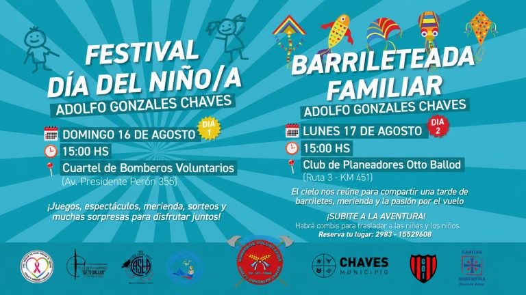 El Cuartel de Bomberos será escenario de una jornada especial por el Día del Niño