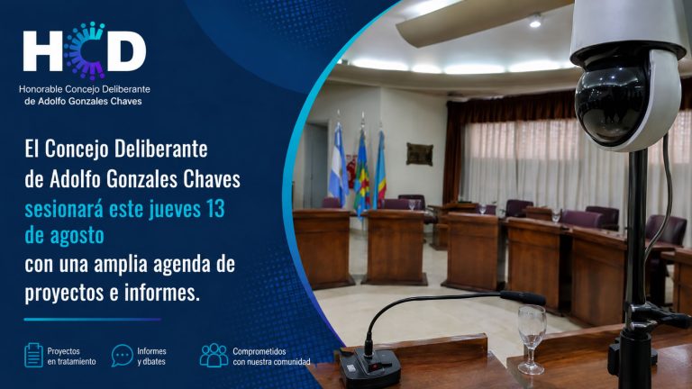 El Concejo Deliberante sesionará este jueves con una amplia agenda de temas