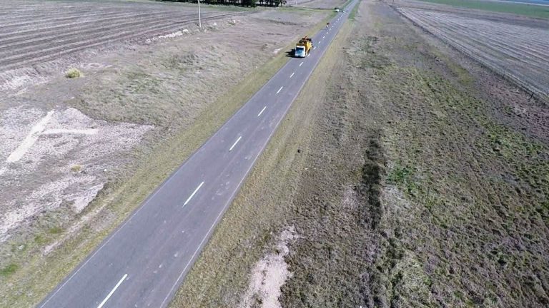 Se solicita circular con extrema precaución por la Ruta Provincial N.º 75